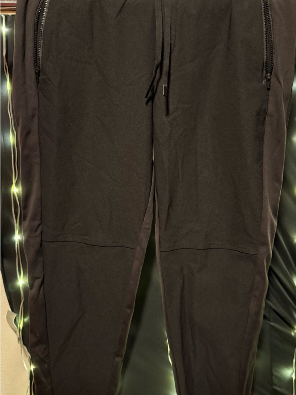 61. Pre loved Athleta Woman’s Black Jogger Sweatpants with Zip Pockets